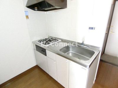 【キッチン】 | プログレス八乙女 | ２口ガスコンロのシステムキッチン。