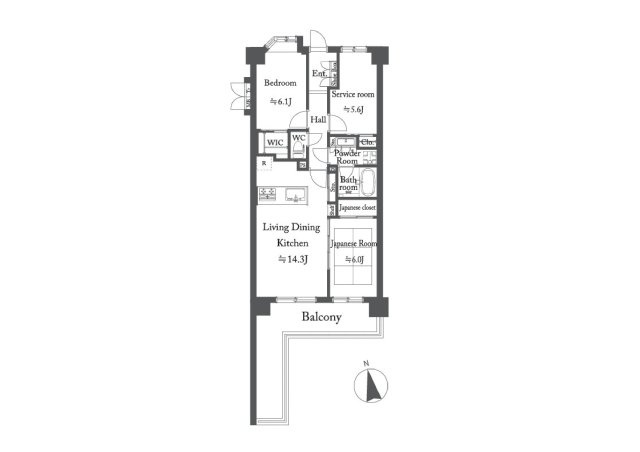 ミオカステーロ藤沢本町の間取り