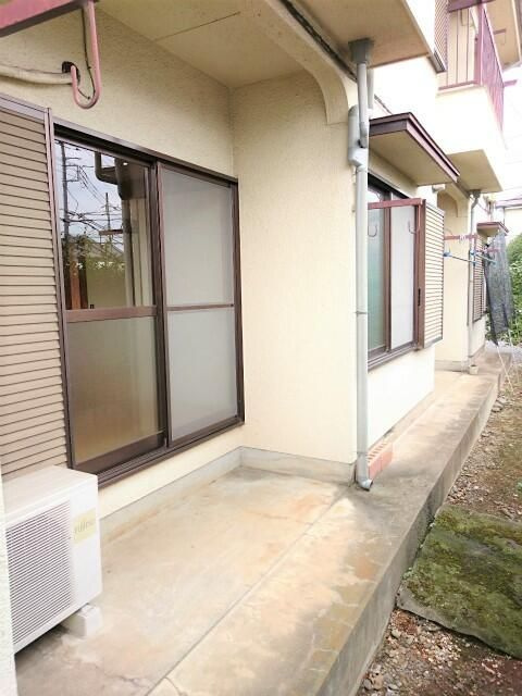 向南コーポの庭