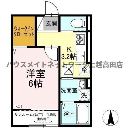 アクシス寺町の間取り|間取図