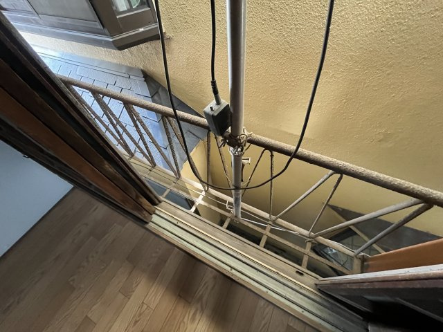 サンワハイツのバルコニー