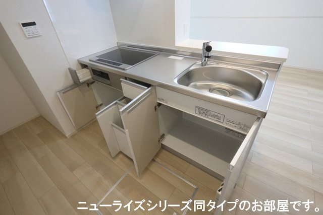 アンソレイユ参番館のキッチン|きれいなキッチンです