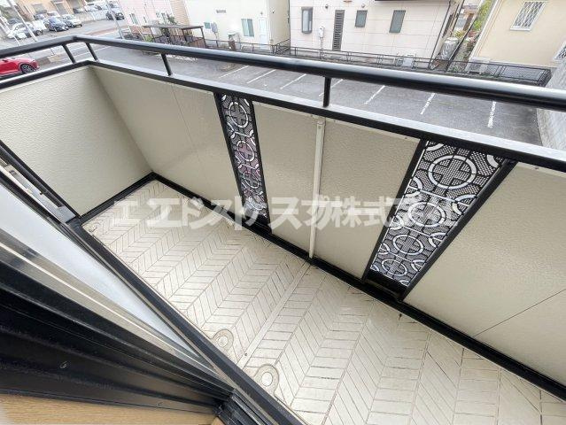 オリゾン　Ｂのバルコニー|高崎、前橋エリアのお部屋探しはエンドスケープまで！お客様の理想お聞かせ下さい♪