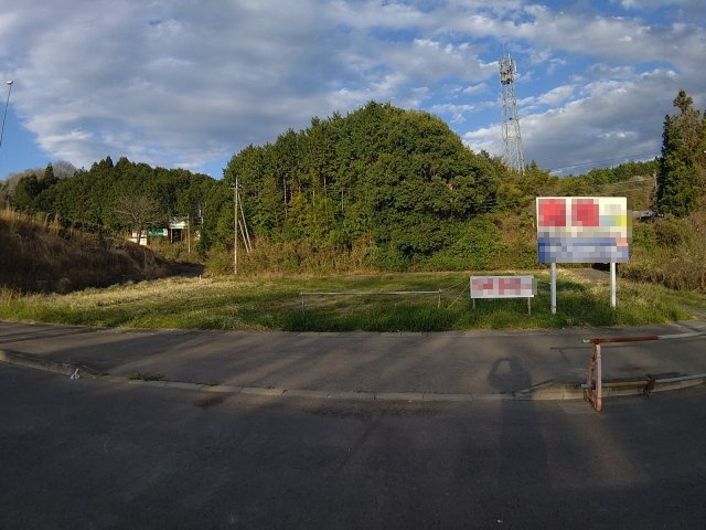 矢板市片岡の前面道路含む現地写真