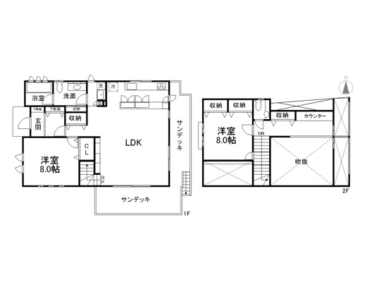 【間取り】 | 大室高原別荘地　戸建