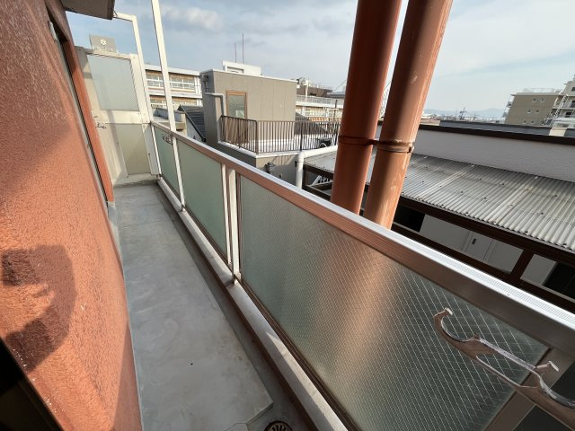 正雀プラザのバルコニー