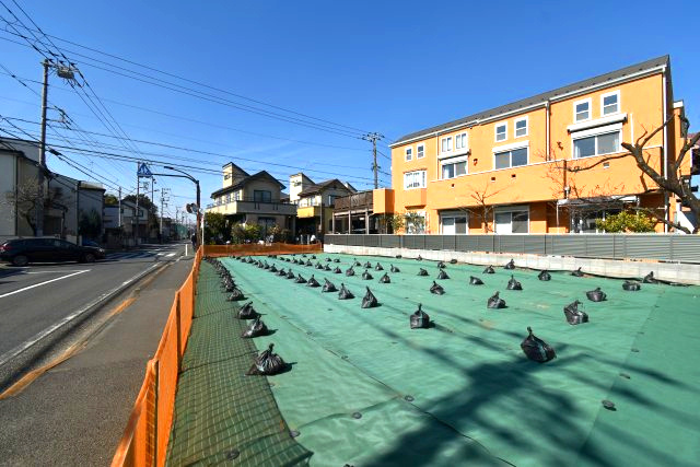 吉祥寺北町2丁目・売地・南西角地の外観