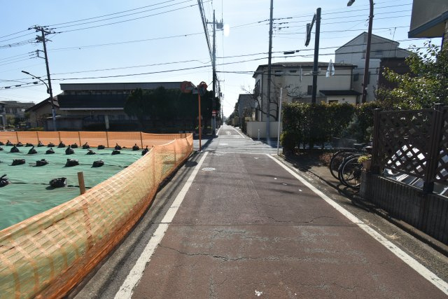 吉祥寺北町2丁目・売地・南道路の前面道路含む現地写真