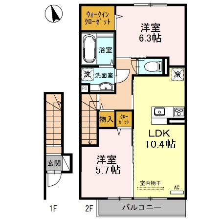 メルベーユ福里　B棟