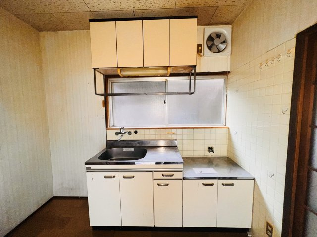 矢部川ハイツのキッチン