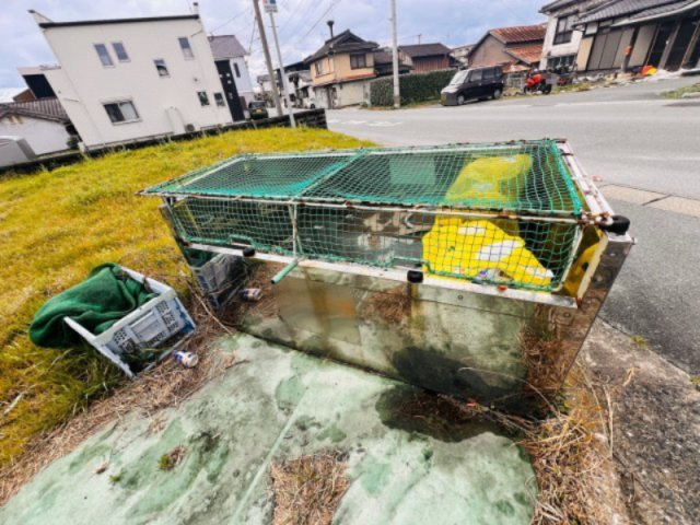 矢部川ハイツのその他共用部分|ゴミ置き場です。