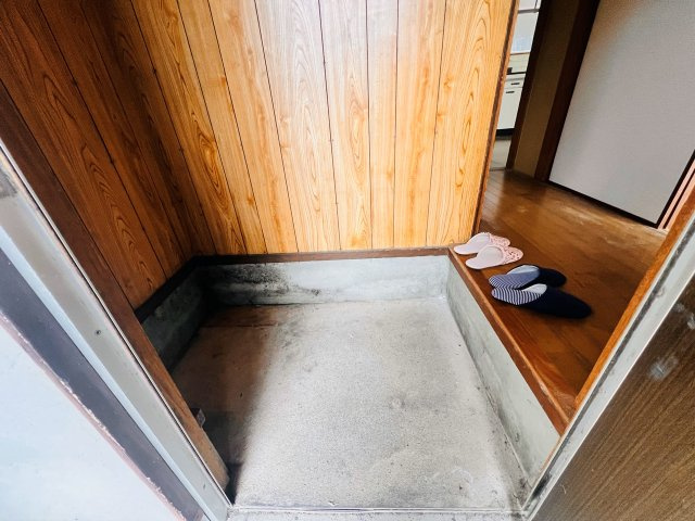 矢部川ハイツの玄関|シンプルで使いやすい玄関です