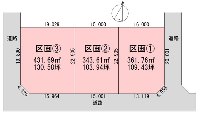 二本松市栄町　区画1の土地図