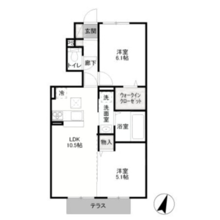 ラプリマさくら坂の間取り