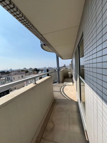 エクセル七曲マンションのバルコニー
