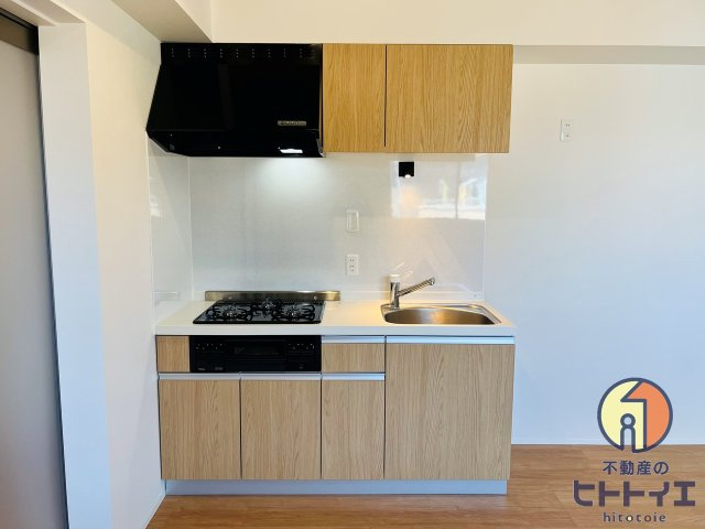 ティーレグノ羽犬塚のキッチン|コンパクトなキッチンで掃除もラクラク