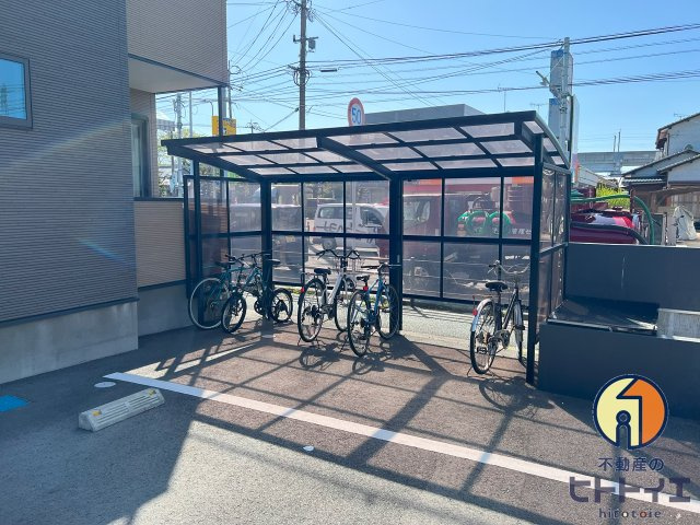 ティーレグノ羽犬塚のその他共用部分|駐輪場です