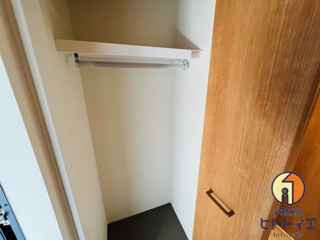 ティーレグノ羽犬塚の収納|玄関の収納スペースです