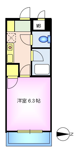 コアパレス常葉６の間取り