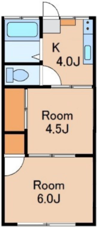 第二朝日荘の間取り