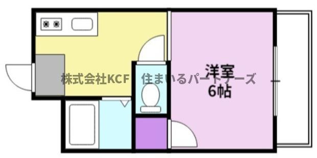 コーポアセッツ38の間取り