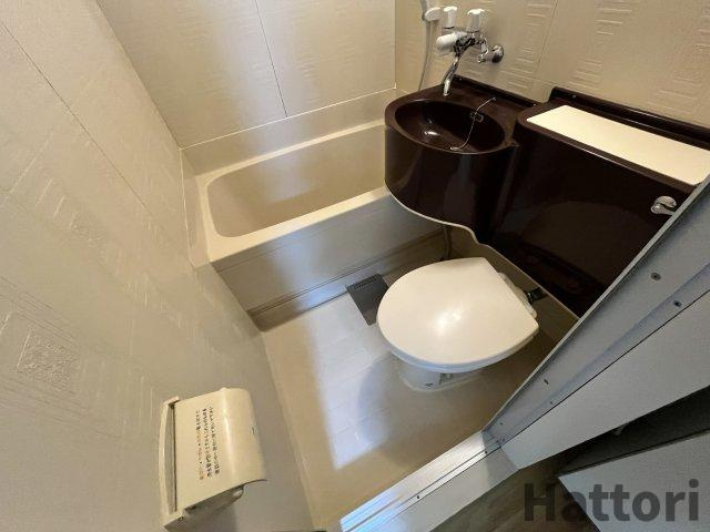 青山ハイツ淡路の浴室