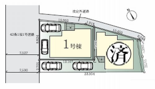 【間取り】 | 【仲介手数料０円】茅ヶ崎市柳島1期　新築一戸建て　全2棟 | 2号棟　茅ヶ崎市柳島1期　新築一戸建て　全2棟