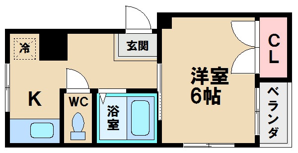 【間取り】 | ジュネス阿倍野
