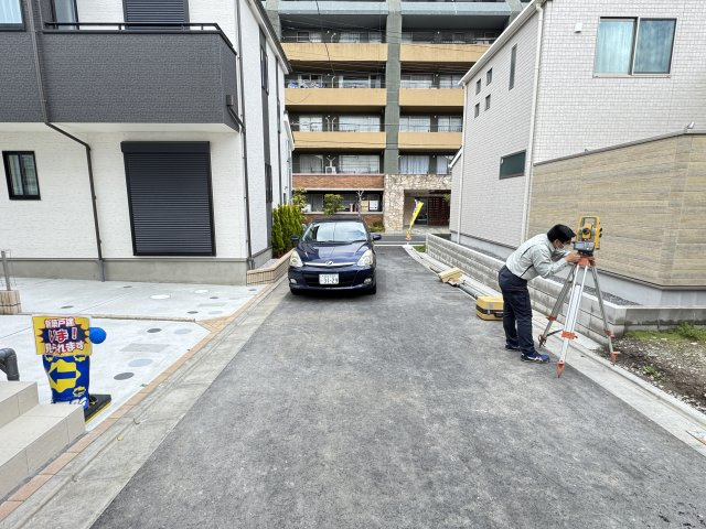 葛飾区水元３丁目新築戸建【水元小学校：6分】の前面道路含む現地写真|中央開発道路