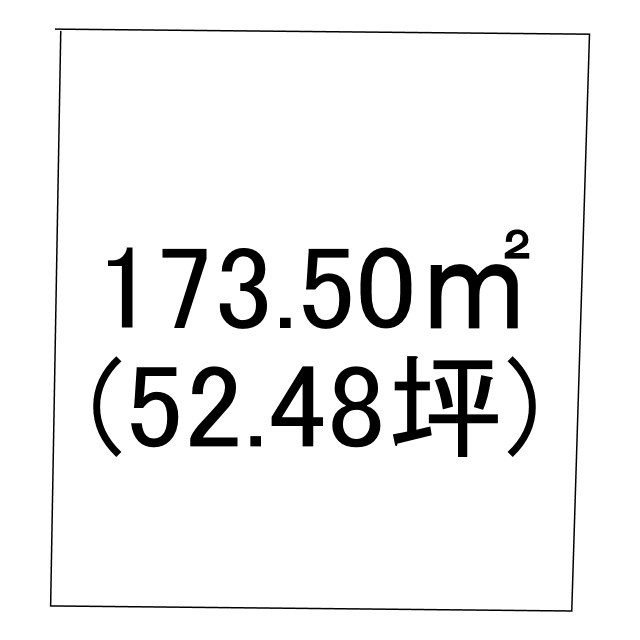 小田原売地の土地図