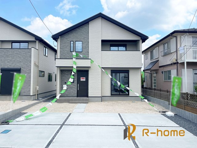 龍ケ崎市長山6期　新築戸建て　3号棟の外観|ご予約を頂ければ、『平日』はもちろん『早朝』や『夜間』もご見学可能です♪お気軽にお申し付けください♪