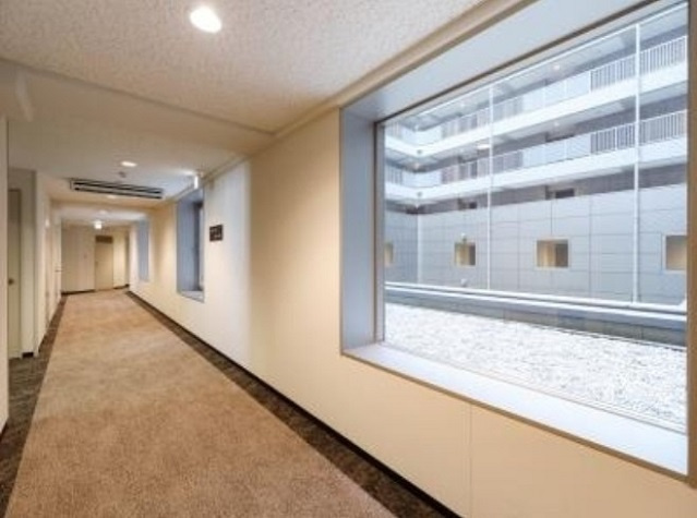 中央区佃２丁目の賃貸マンションのその他|共用廊下