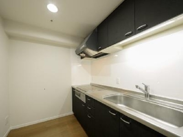 中央区佃２丁目の賃貸マンションのキッチン