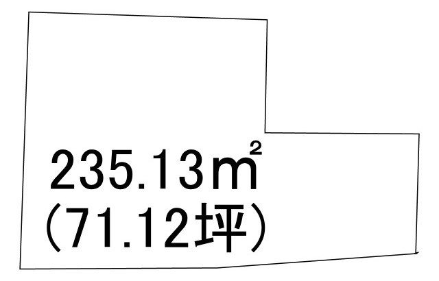 小田原売地の土地図