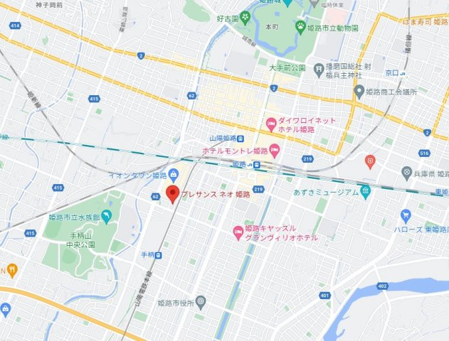 プレサンスネオ姫路　3階の地図