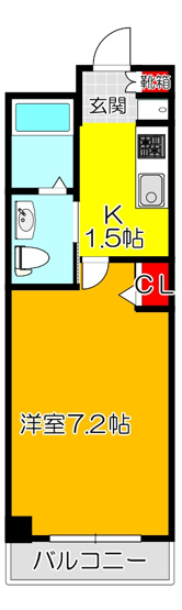 【間取り】 | M’プラザ小阪駅前