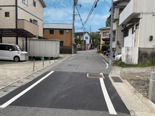 大北山原谷乾町 土地の前面道路含む現地写真