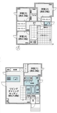 蓮田市閏戸　中古一戸建ての間取り|こだわりの詰まった中古住宅