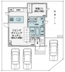 蓮田市閏戸　中古一戸建ての区画図|1棟