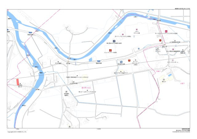 大田市長久町土江　敷地約199坪‼　建築条件なしの地図