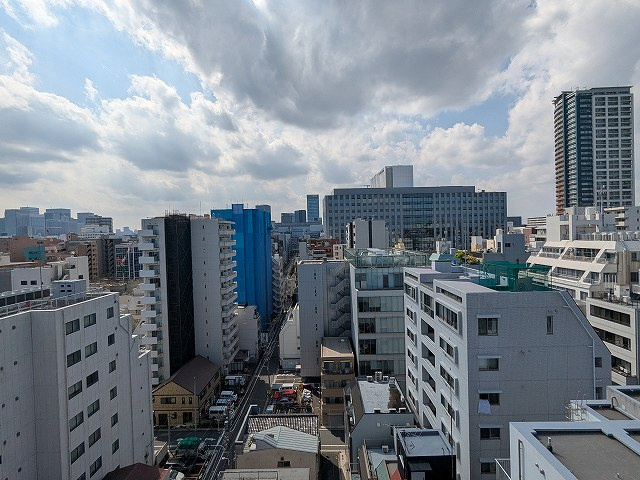 クラリティア浅草橋の展望|13F眺望、上層階は日当たり眺望良好です