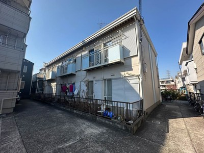 【外観】 | きさらぎハイツ | 南武線「武蔵新城」駅まで徒歩圏内！スーパーやコンビニが近くて便利な住環境です☆