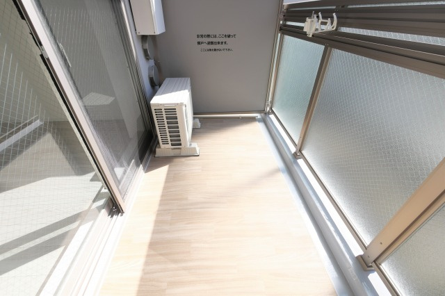 エスリードレジデンス大阪谷町ザ・マークスのバルコニー