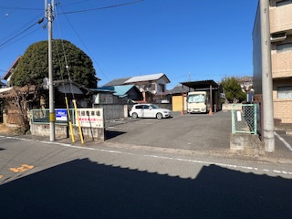 高崎市聖石町　【売土地】解体更地渡しの外観|解体更地渡しです。広々95坪！