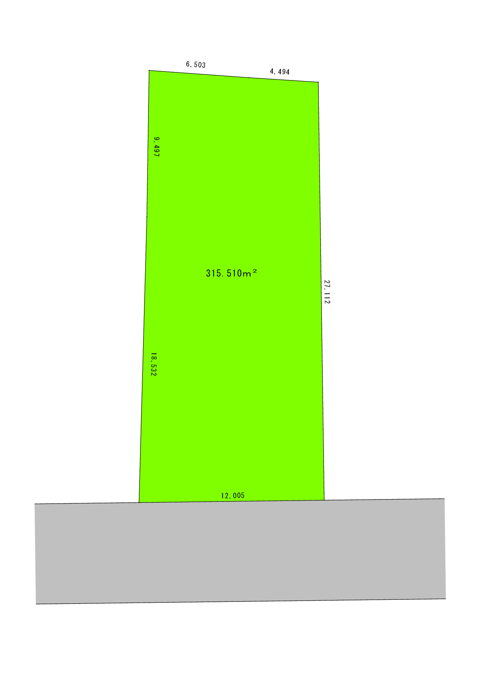 高崎市聖石町　【売土地】解体更地渡し