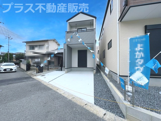 【外観】 | 福岡市南区和田2丁目1期　1号棟（全2棟）【仲介手数料無料・0円】 | 現地写真。プラス不動産販売なら、現場の全ての棟をまとめてご見学頂けます。