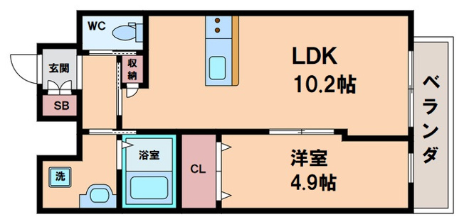 【間取り】 | シャルールメゾン桃谷