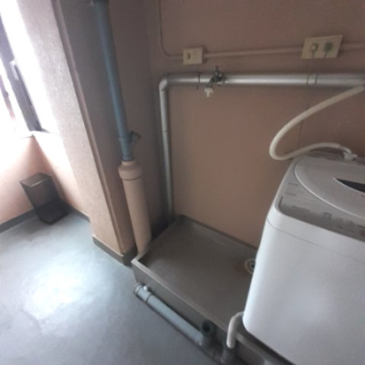 【設備】 | マツヤマンション | 洗濯機置き場