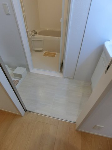 シーサイドハウスB棟の洗面所