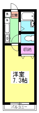 プレステージ幕張の間取り